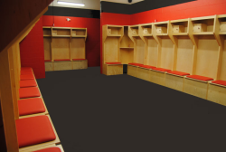 locker room stalls