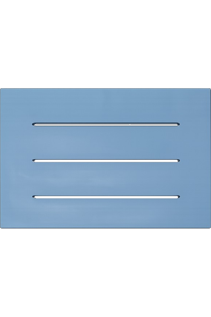 Vented front panel for sports lockers