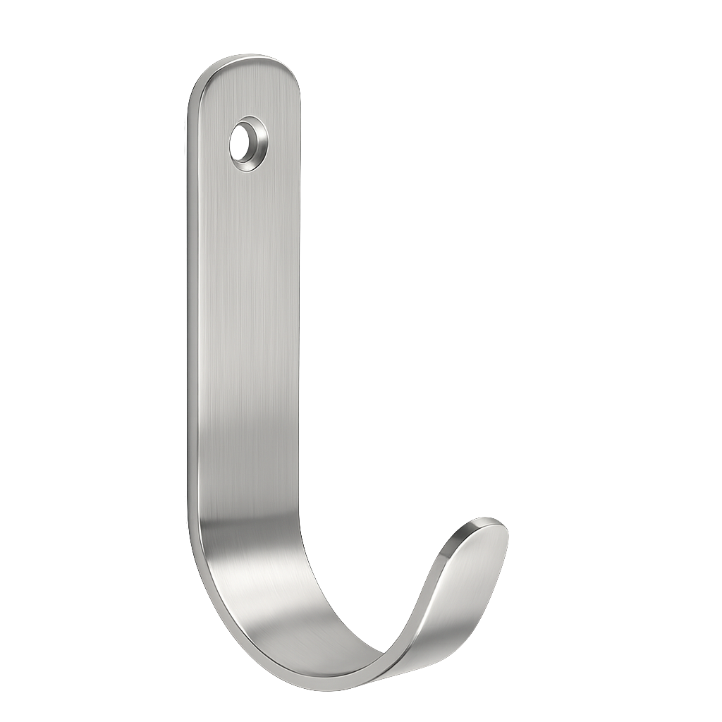 Silver hook for lockers