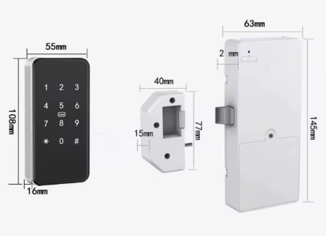 Lock box option with digital key lock