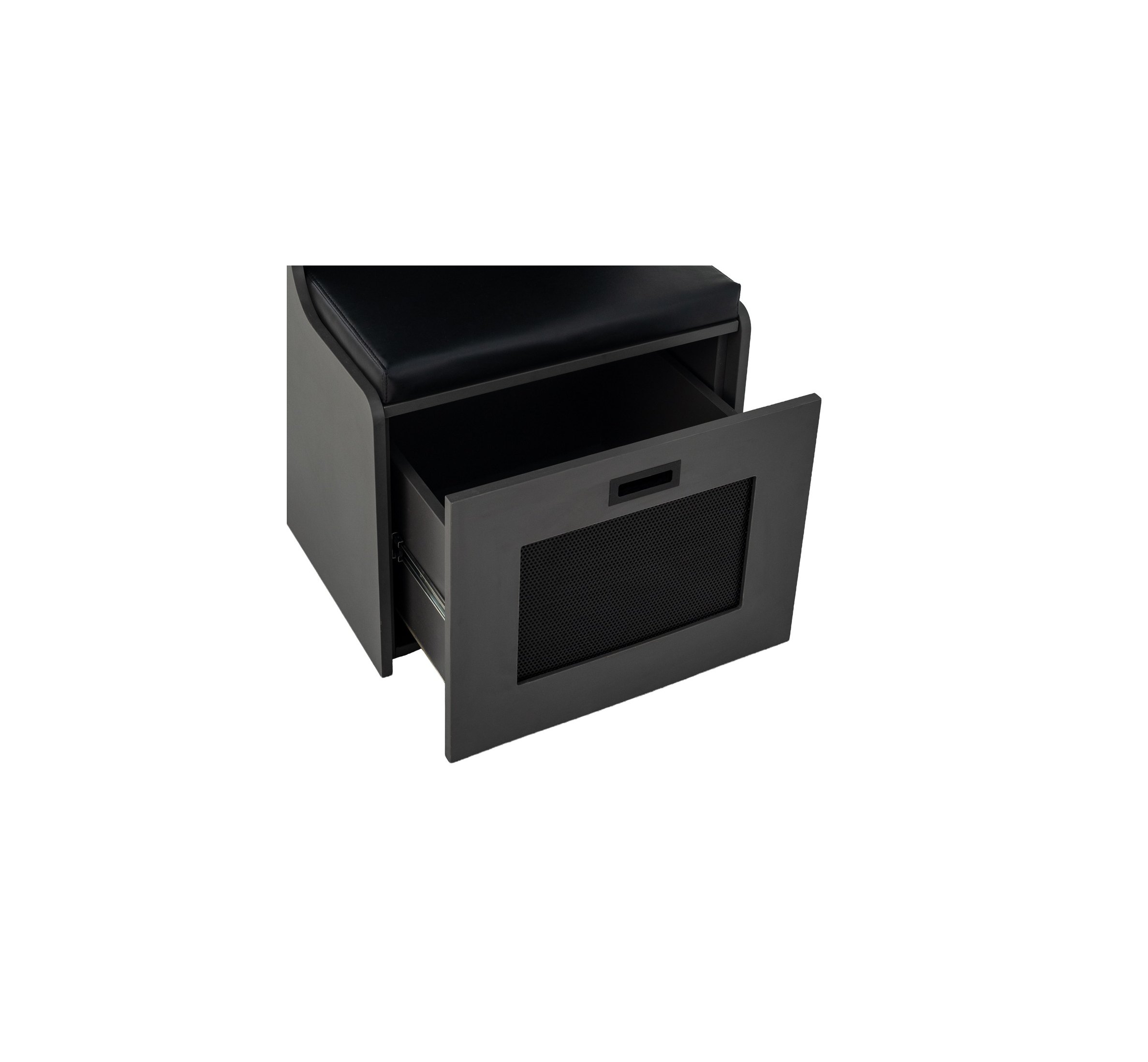 Pull-out drawer option under the bench seat